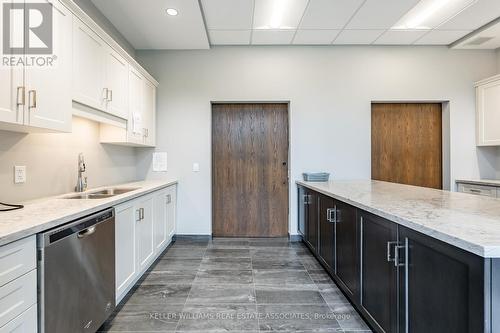 109 - 30 Hamilton Street S, Hamilton, ON - Indoor Photo Showing Kitchen With Double Sink