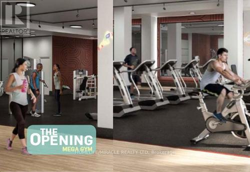 E1812 - 130 River Street, Toronto, ON - Indoor Photo Showing Gym Room