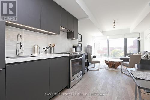 605 - 60 Colborne Street, Toronto, ON - Indoor Photo Showing Kitchen With Stainless Steel Kitchen With Upgraded Kitchen