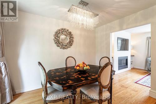 886 Reytan Boulevard, Pickering, ON - Indoor Photo Showing Dining Room With Fireplace