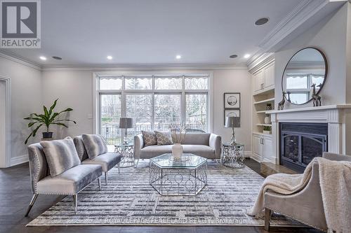 3 River Bend Road, Markham, ON - Indoor Photo Showing Living Room With Fireplace