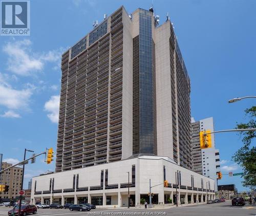 150 Park Street West Unit# 702, Windsor, ON - Outdoor With Facade