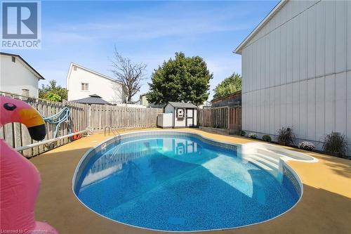 4 Glencastle Square, Brampton, ON - Outdoor With In Ground Pool With Backyard