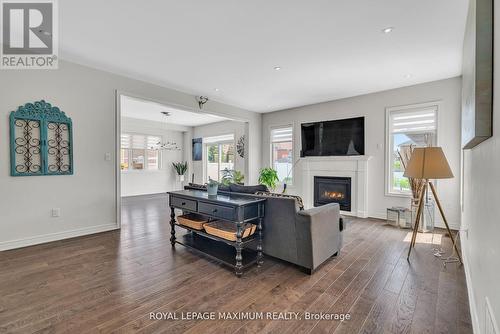 9 Copeland Crescent, Innisfil, ON - Indoor Photo Showing Living Room With Fireplace