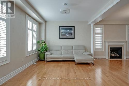 2452 North Ridge Trail, Oakville, ON - Indoor Photo Showing Living Room With Fireplace