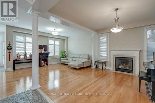 2452 North Ridge Trail, Oakville, ON - Indoor Photo Showing Living Room With Fireplace