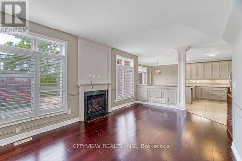 1348 Baseline Road, Hamilton, ON - Indoor Photo Showing Living Room With Fireplace