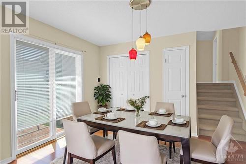 Photo is virtually staged - 94 Drummond Street E, Perth, ON - Indoor Photo Showing Dining Room