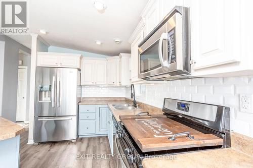 #45-152 Concession Road 11 W, Trent Hills (Hastings), ON - Indoor Photo Showing Kitchen With Stainless Steel Kitchen With Double Sink