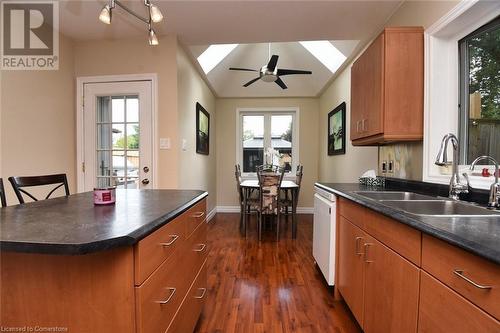 207 East 24Th Street, Hamilton, ON - Indoor Photo Showing Kitchen With Double Sink