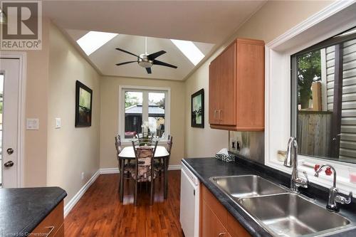 207 East 24Th Street, Hamilton, ON - Indoor Photo Showing Kitchen With Double Sink