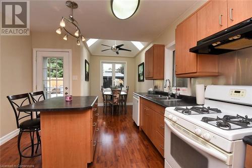 207 East 24Th Street, Hamilton, ON - Indoor Photo Showing Kitchen With Double Sink