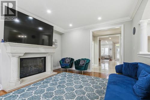 8 Redwillow Road, Brampton, ON - Indoor Photo Showing Living Room With Fireplace