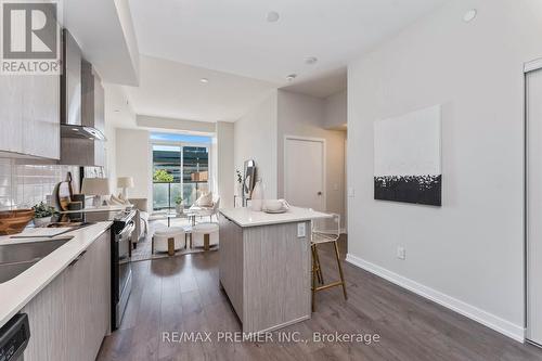 207 - 55 Duke Street W, Kitchener, ON - Indoor Photo Showing Kitchen With Upgraded Kitchen