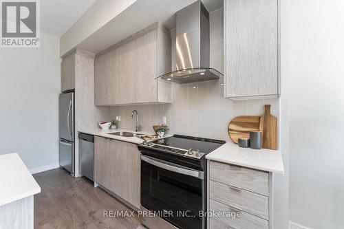 207 - 55 Duke Street W, Kitchener, ON - Indoor Photo Showing Kitchen With Double Sink