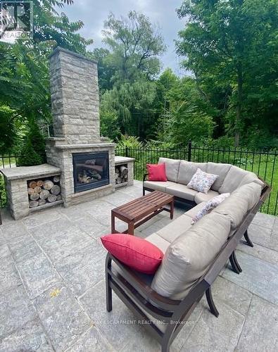 4028 Millar Crescent, Burlington, ON - Outdoor With Fireplace