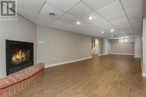 45 Algoma Crescent, Hamilton, ON - Indoor With Fireplace