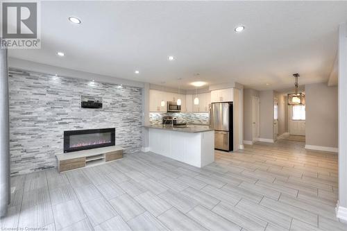 51 Meadowridge Street, Kitchener, ON - Indoor Photo Showing Other Room With Fireplace