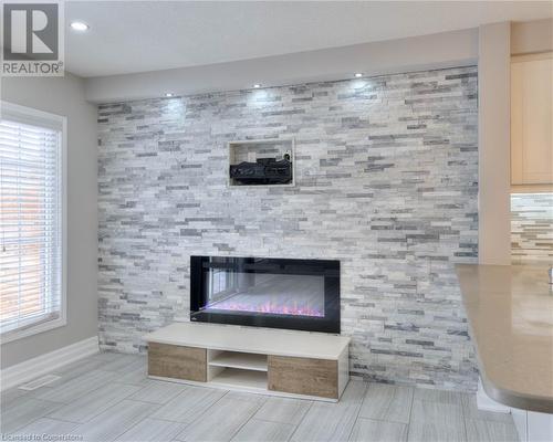 51 Meadowridge Street, Kitchener, ON - Indoor Photo Showing Living Room With Fireplace