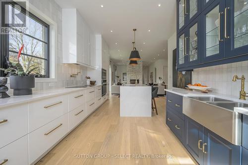 185 Commissioners Road E, London, ON - Indoor Photo Showing Kitchen With Double Sink With Upgraded Kitchen