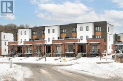 View of snow covered building - 