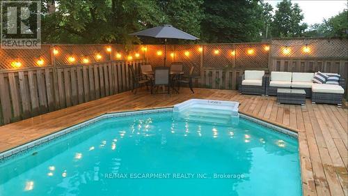 377 East 16Th Street, Hamilton, ON - Outdoor With In Ground Pool With Deck Patio Veranda