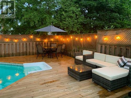 377 East 16Th Street, Hamilton, ON - Outdoor With In Ground Pool With Deck Patio Veranda