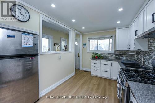 266 Adair Avenue N, Hamilton, ON - Indoor Photo Showing Kitchen With Double Sink With Upgraded Kitchen