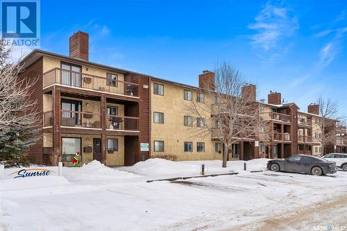 305 35 Alport Crescent, Regina, SK - Outdoor With Balcony With Facade