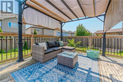 Deck featuring outdoor lounge area - 12 Hardcastle Place, Cambridge, ON - Outdoor With Deck Patio Veranda With Exterior