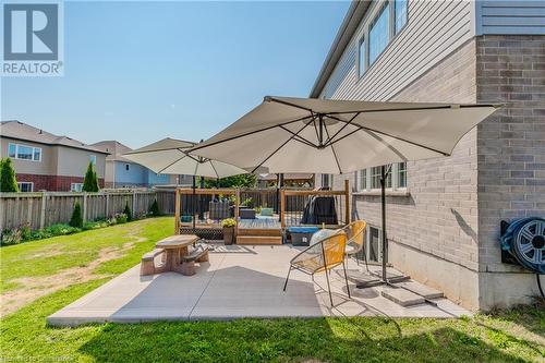 View of patio featuring a wooden deck - 12 Hardcastle Place, Cambridge, ON - Outdoor