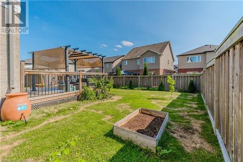 View of yard featuring a patio area and a storage shed - 12 Hardcastle Place, Cambridge, ON - Outdoor With Deck Patio Veranda