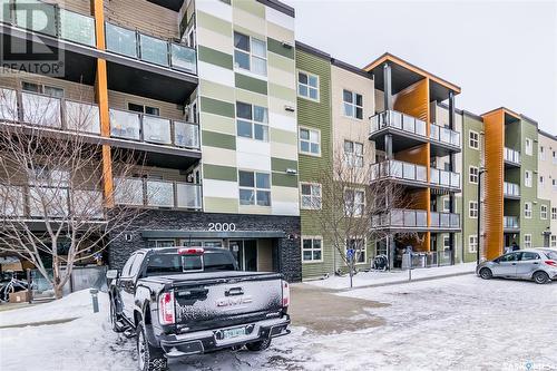 2409 5500 Mitchinson Way, Regina, SK - Outdoor With Balcony With Facade