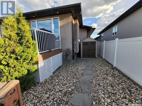 4421 Sandpiper Crescent E, Regina, SK - Outdoor With Deck Patio Veranda With Exterior