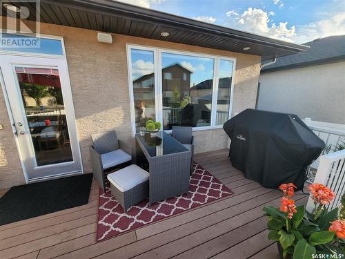 4421 Sandpiper Crescent E, Regina, SK - Outdoor With Deck Patio Veranda With Exterior