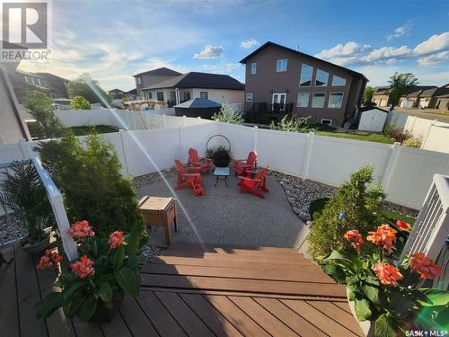 4421 Sandpiper Crescent E, Regina, SK - Outdoor With Deck Patio Veranda