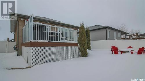 4421 Sandpiper Crescent E, Regina, SK - Outdoor With Deck Patio Veranda With Exterior