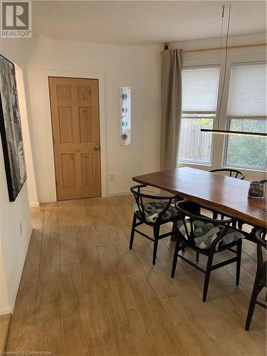 Dining room with light wood-type flooring - 67 Louisa Street, Kitchener, ON - Indoor