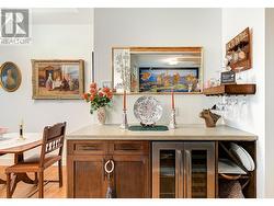 Built-in credenza with concrete countertop - 