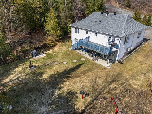 Photo aérienne - 1906 Ch. Gendron, Stanstead - Canton, QC - Outdoor With Deck Patio Veranda