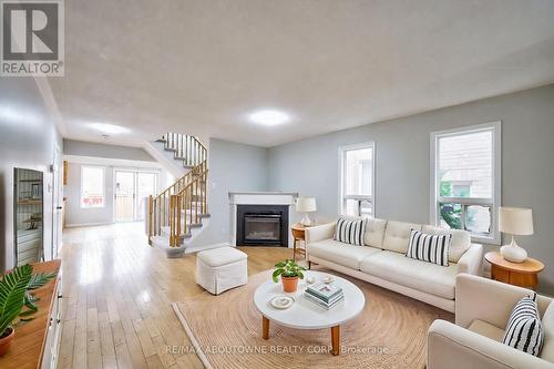 556 Delphine Drive, Burlington, ON - Indoor Photo Showing Living Room With Fireplace