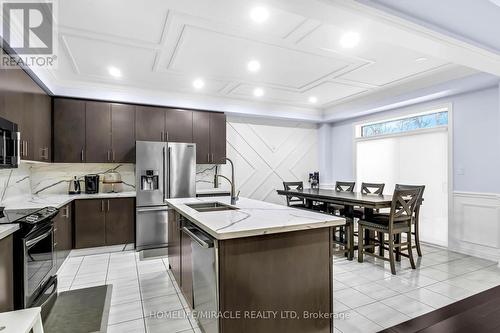 524 Linden Drive, Cambridge, ON - Indoor Photo Showing Kitchen With Stainless Steel Kitchen With Double Sink With Upgraded Kitchen