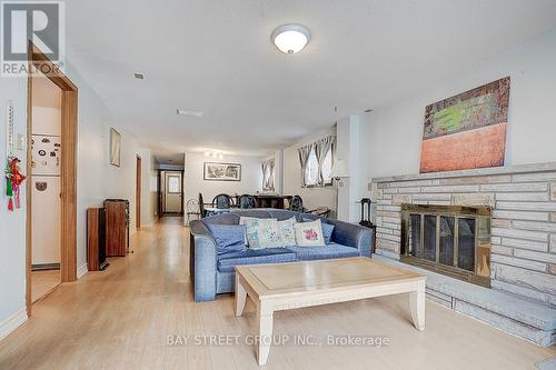 93 Antigua Road, Mississauga, ON - Indoor Photo Showing Living Room With Fireplace