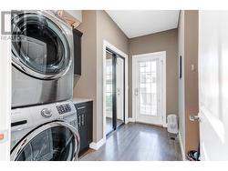 Main floor laundry for convenience - 