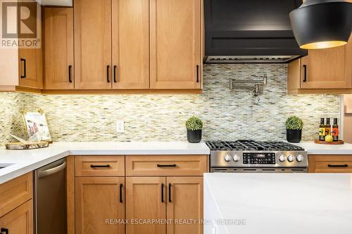 30 Donlea Drive, Hamilton, ON - Indoor Photo Showing Kitchen With Upgraded Kitchen