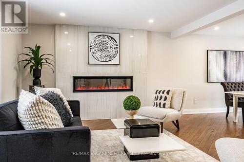 30 Donlea Drive, Hamilton, ON - Indoor Photo Showing Other Room With Fireplace