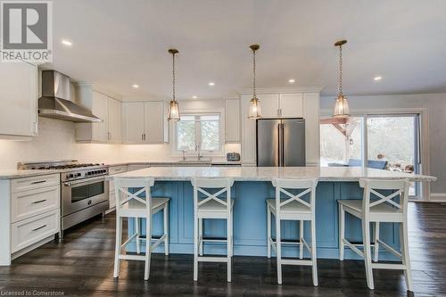 263 Riverbank Drive, Cambridge, ON - Indoor Photo Showing Kitchen With Stainless Steel Kitchen With Upgraded Kitchen