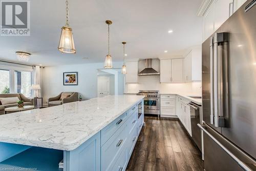 263 Riverbank Drive, Cambridge, ON - Indoor Photo Showing Kitchen With Stainless Steel Kitchen With Upgraded Kitchen