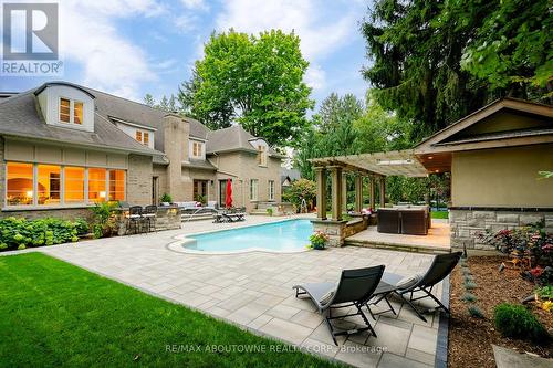 4179 Lakeshore Road, Burlington, ON - Outdoor With In Ground Pool With Deck Patio Veranda With Exterior