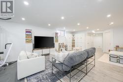 Large basement media room - 